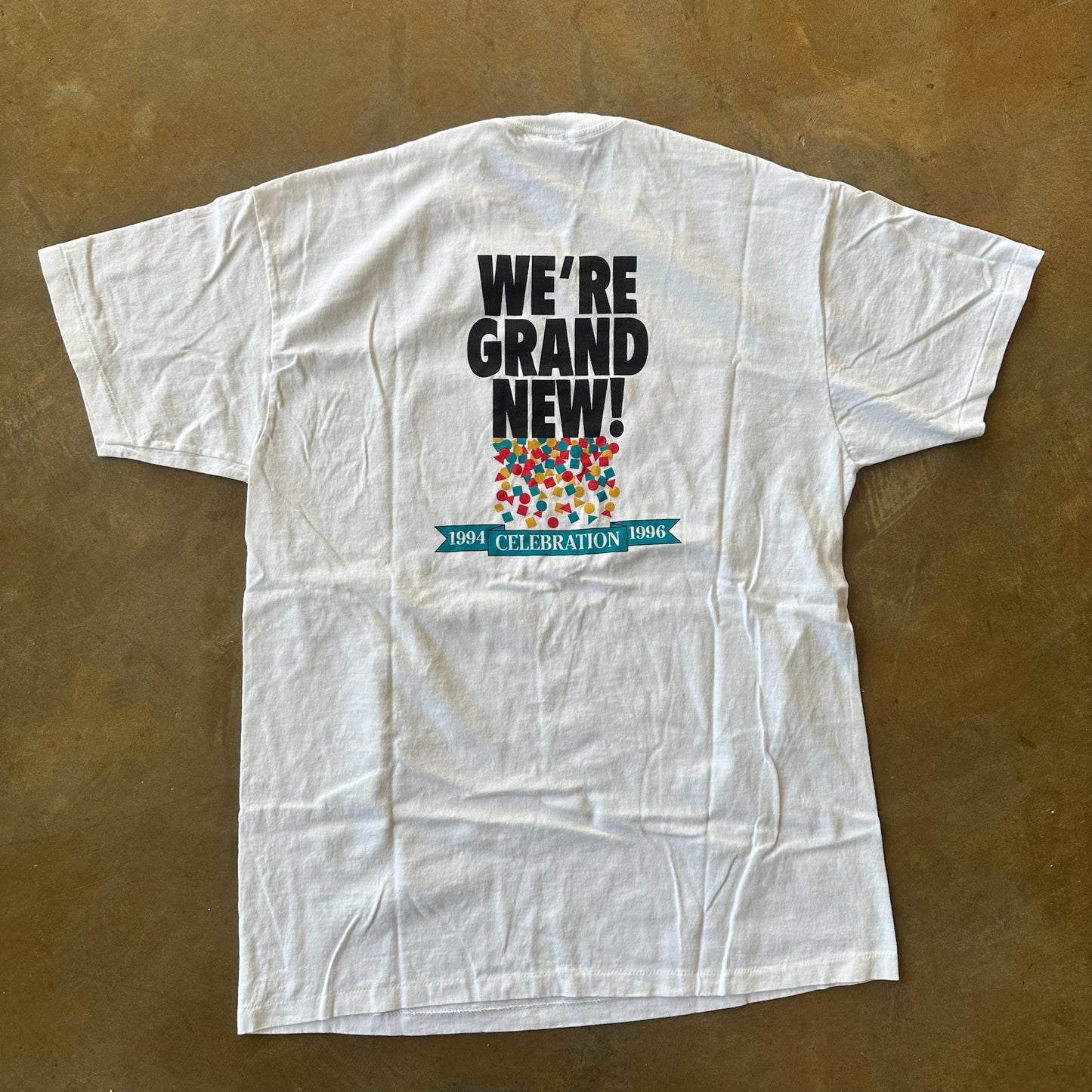 Station Casino Promo Shirt Delta White 90's - L