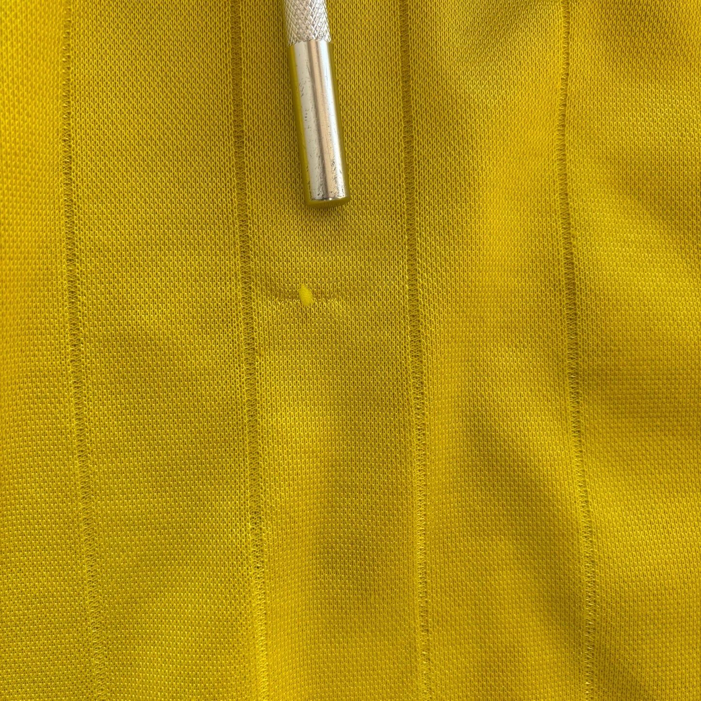 YMCA Soccer Jersey Striped Yellow Blue #15 80's - S