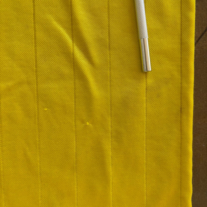YMCA Soccer Jersey Striped Yellow Blue #15 80's - S