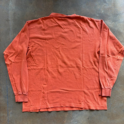 Kappa Soccer Faded Retro Graphic Long Sleeve Shirt 90's - L