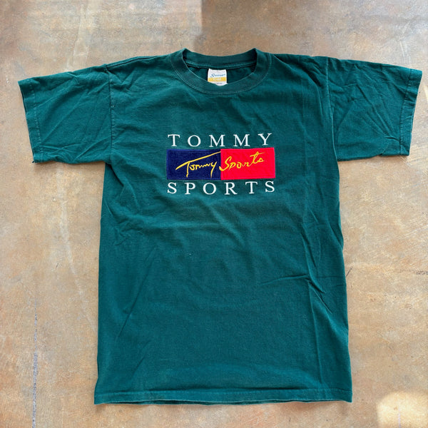 Tommy Hilfiger Sports Bootleg Embroidered Shirt 90's - S