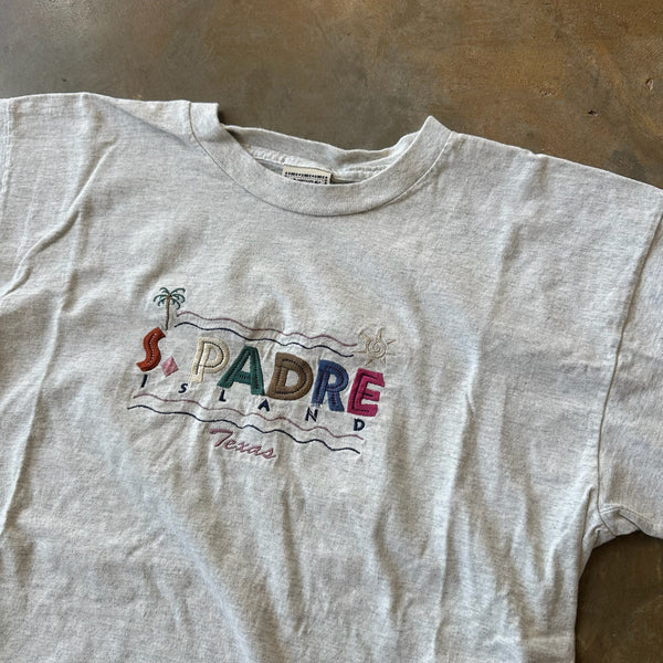 South Padre Island Embroidered Single Stitch Shirt Alore 90's - M hover