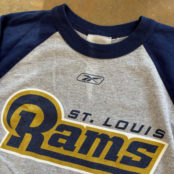 Reebok St. Louis Rams Center Logo Raglan 3/4 Sleeve 00's - XL hover