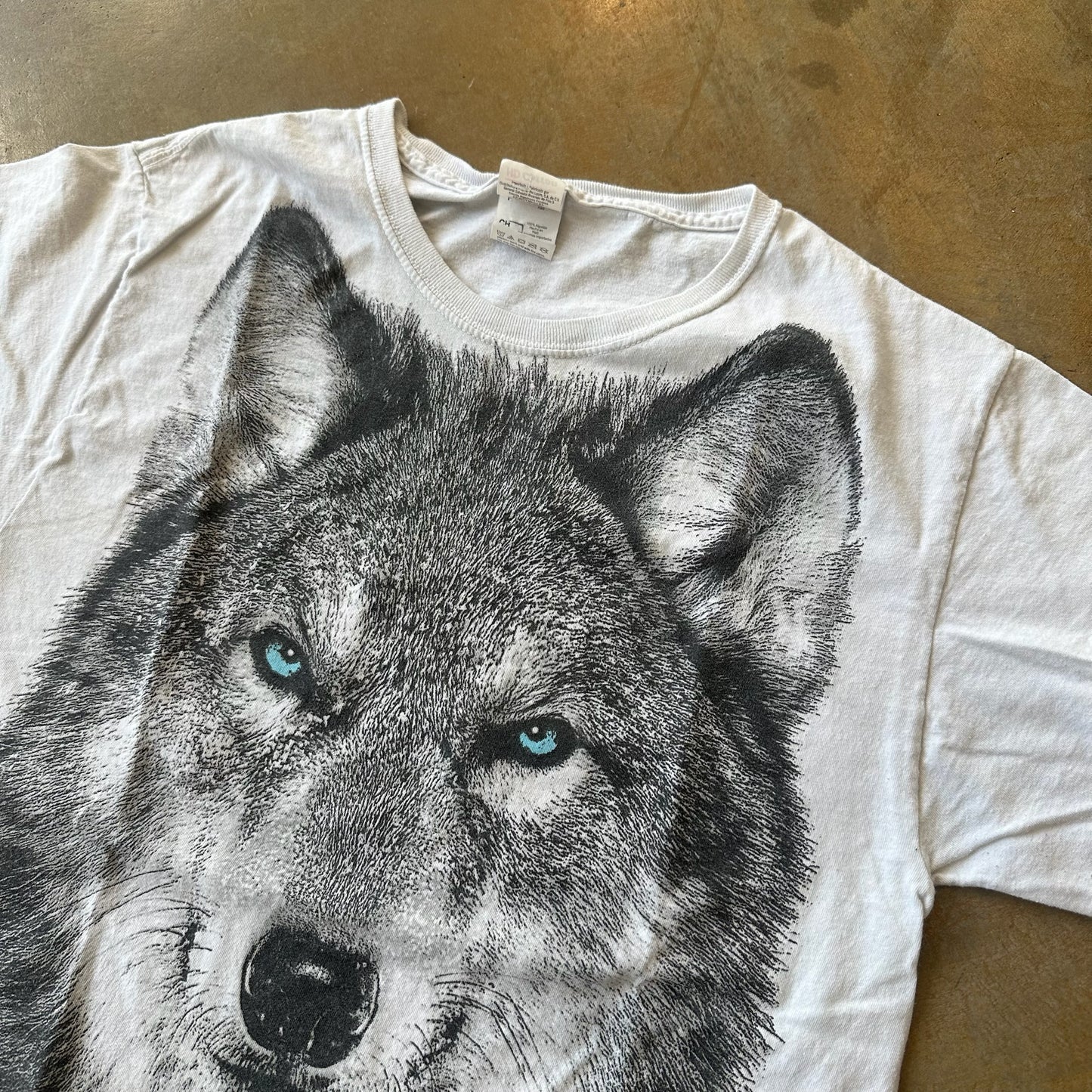 Wolf Head Big Graphic AOP Shirt 00's - S
