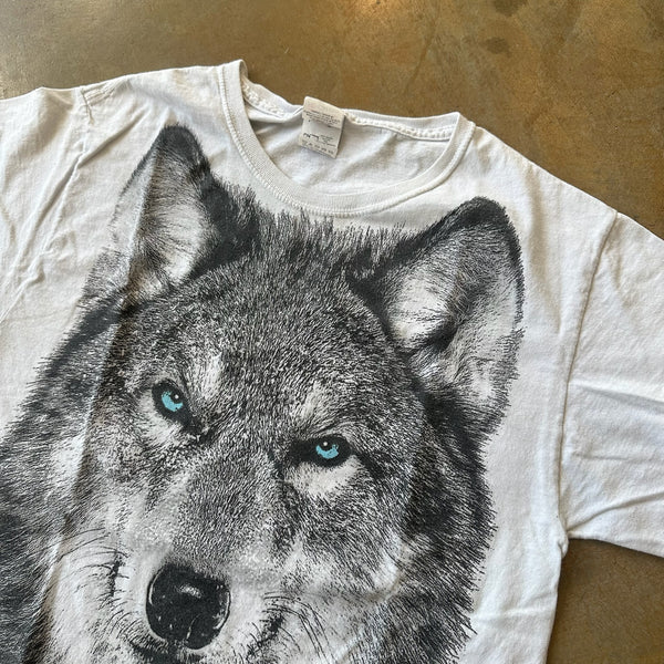 Wolf Head Big Graphic AOP Shirt 00's - S hover