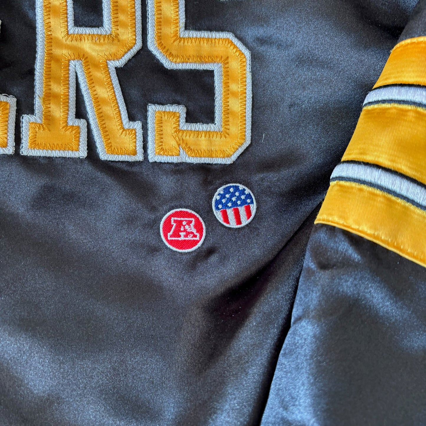 Pittsburgh Steelers Snap Button Hooded Jacket Embroidered 00's - 3XL