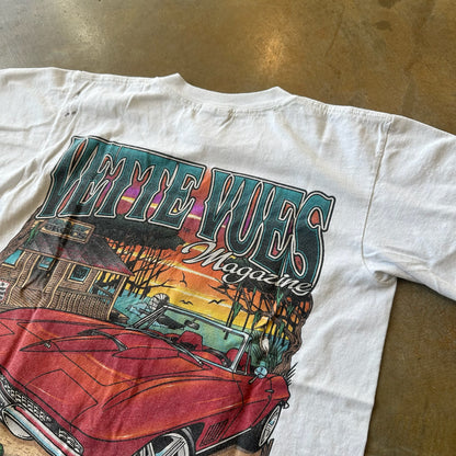 Vette Vues Magazine Corvette Graphic Baby Tee 90's - Youth L