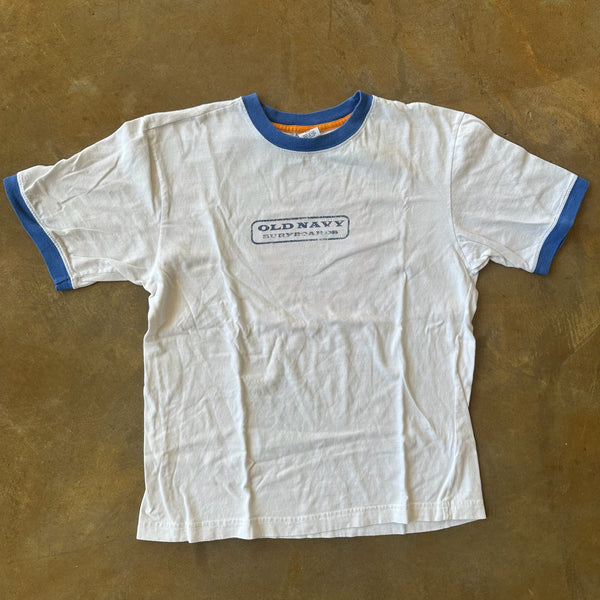 Old Navy Surfboards Hawaii Graphic Ringer Tee Shirt 00's - S