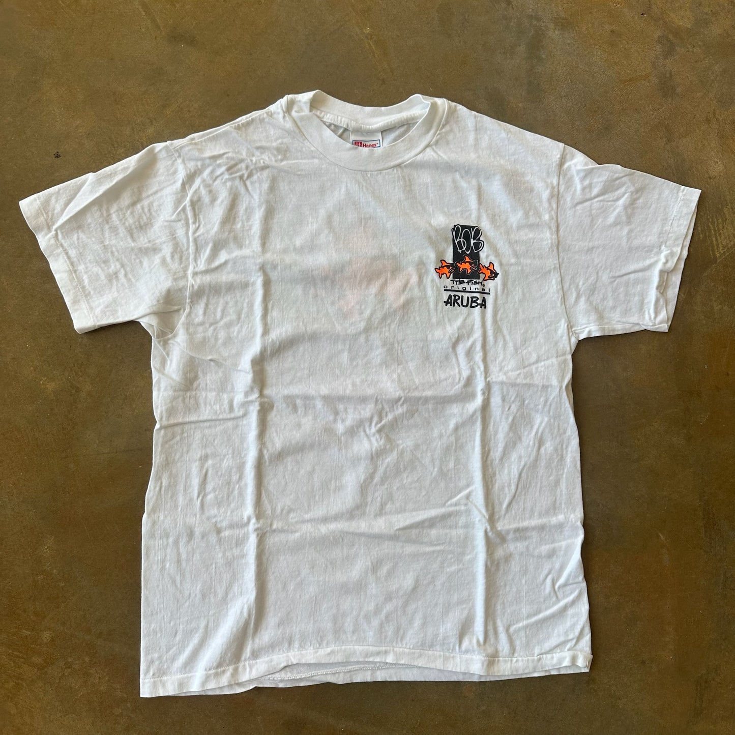 Bob the Fish Save the Ocean Graphic Shirt 90's - L