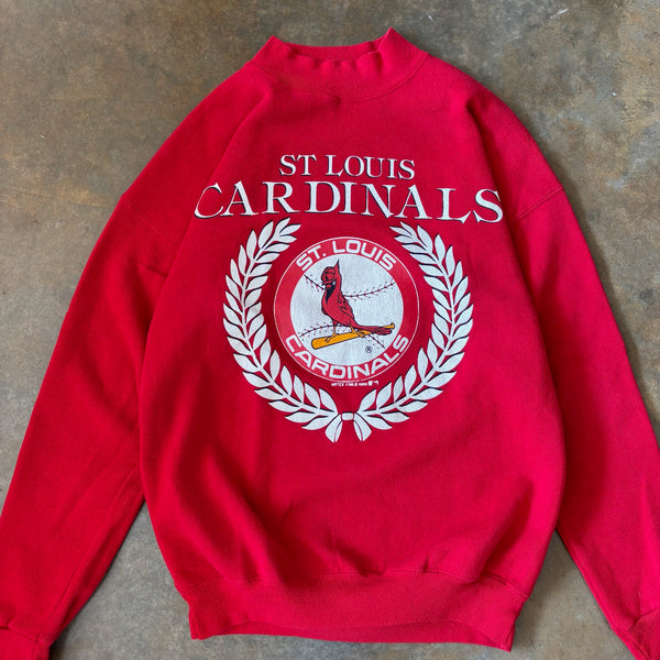 St. Louis Cardinals MLB Retro Sweatshirt Turtleneck Artex 80's - S