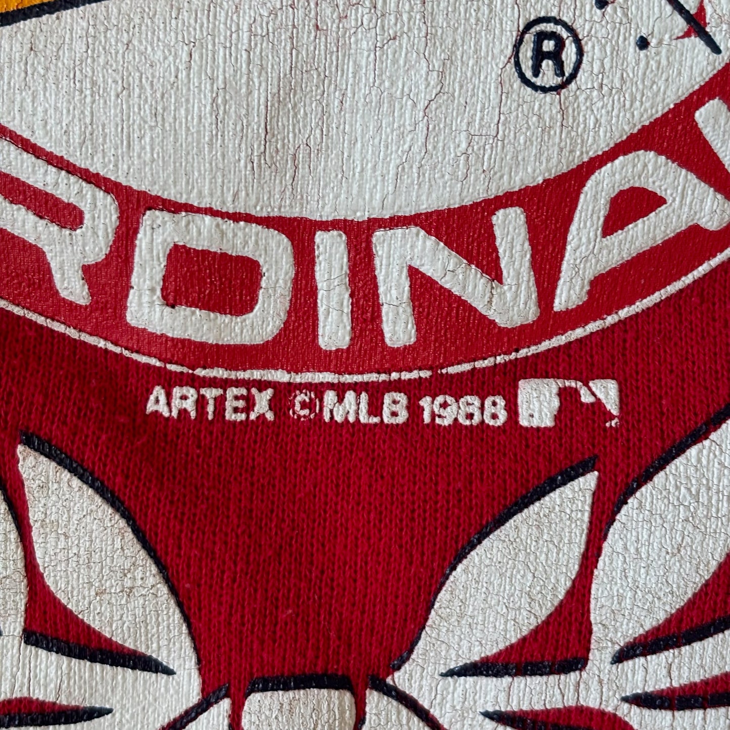 St. Louis Cardinals MLB Retro Sweatshirt Turtleneck Artex 80's - S
