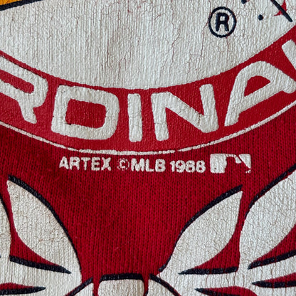St. Louis Cardinals MLB Retro Sweatshirt Turtleneck Artex 80's - S