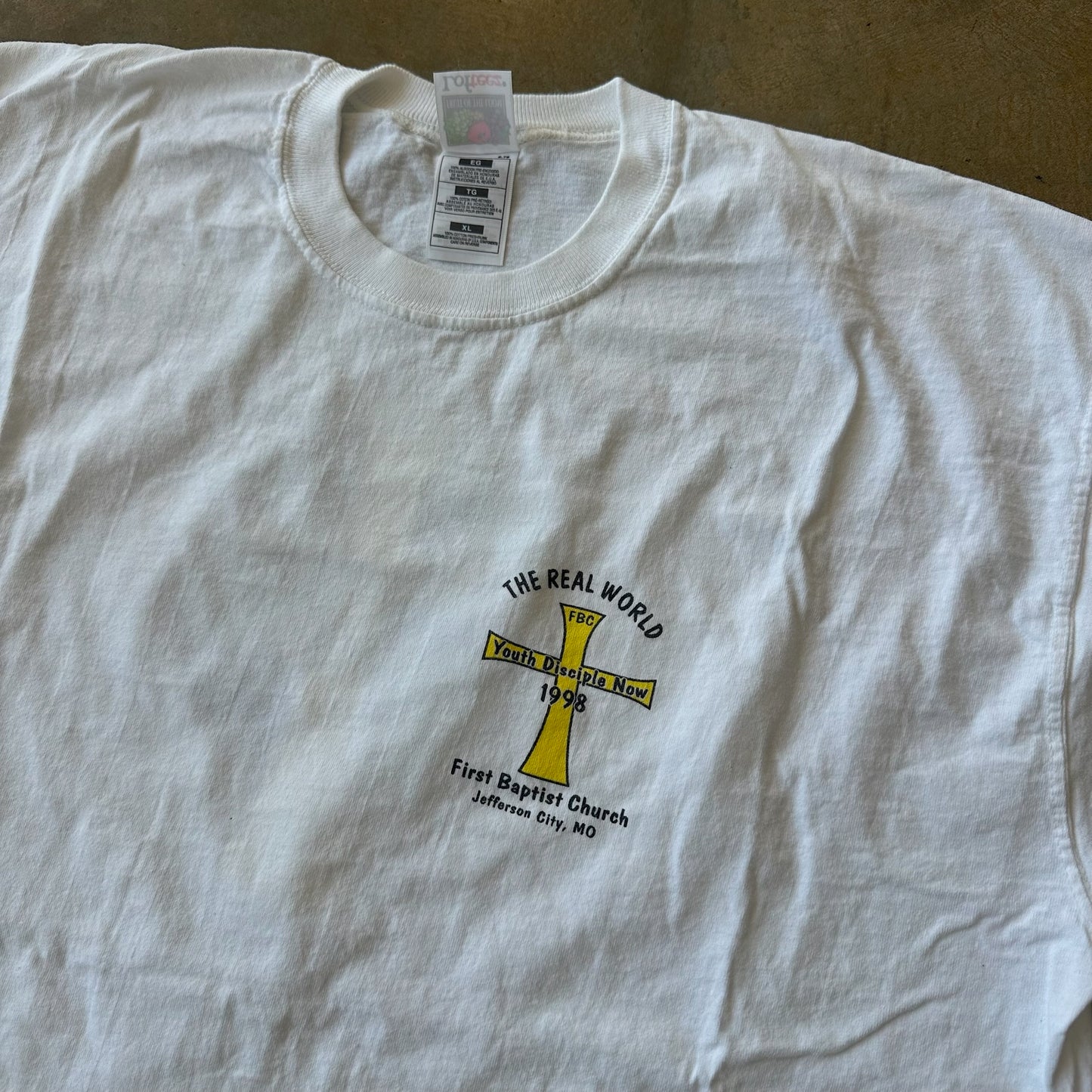 Christian Jesus 1998 Youth Disciple Shirt 90's - XL