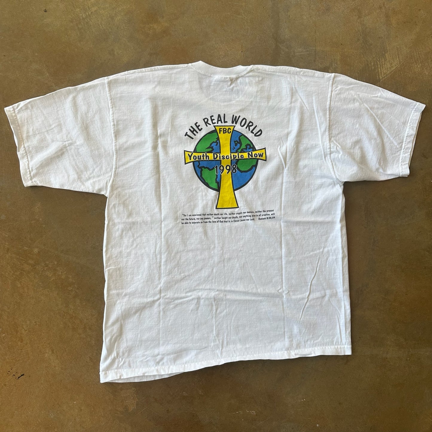 Christian Jesus 1998 Youth Disciple Shirt 90's - XL
