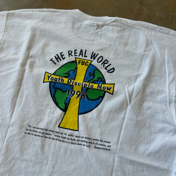 Christian Jesus 1998 Youth Disciple Shirt 90's - XL hover