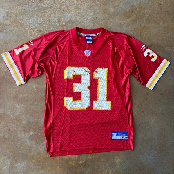 Kansas City Chiefs Priest Holmes Sewn Reebok Jersey 00's - M