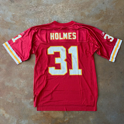 Kansas City Chiefs Priest Holmes Sewn Reebok Jersey 00's - M