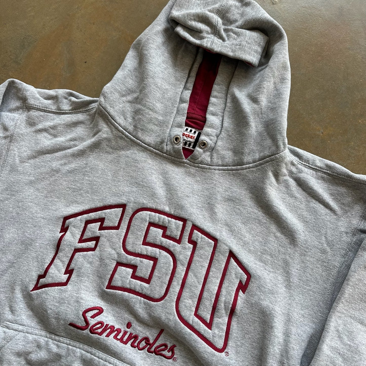 Florida State University Seminoles Embroidered Hoodie Foot Locker 00's - L