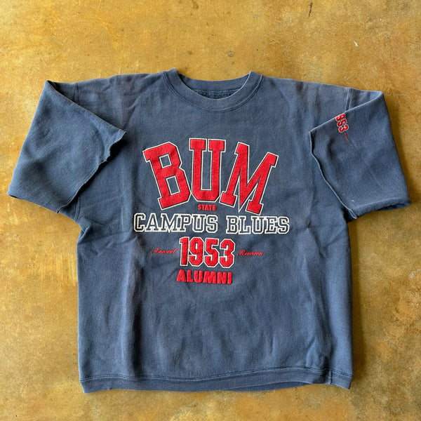 B.U.M Equipment Campus Blues College Shirt 90's - L