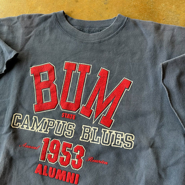 B.U.M Equipment Campus Blues College Shirt 90's - L hover