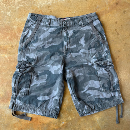 Ecko Unltd. Camo Cargo Shorts Skater Grunge 00's - 34