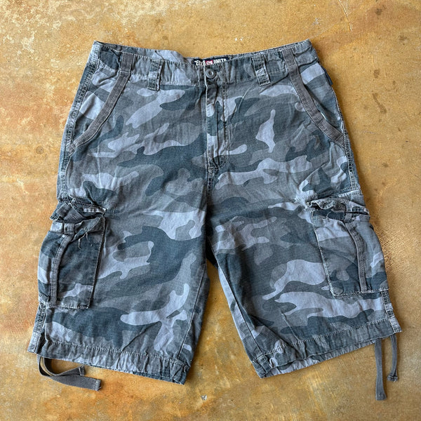 Ecko Unltd. Camo Cargo Shorts Skater Grunge 00's - 34