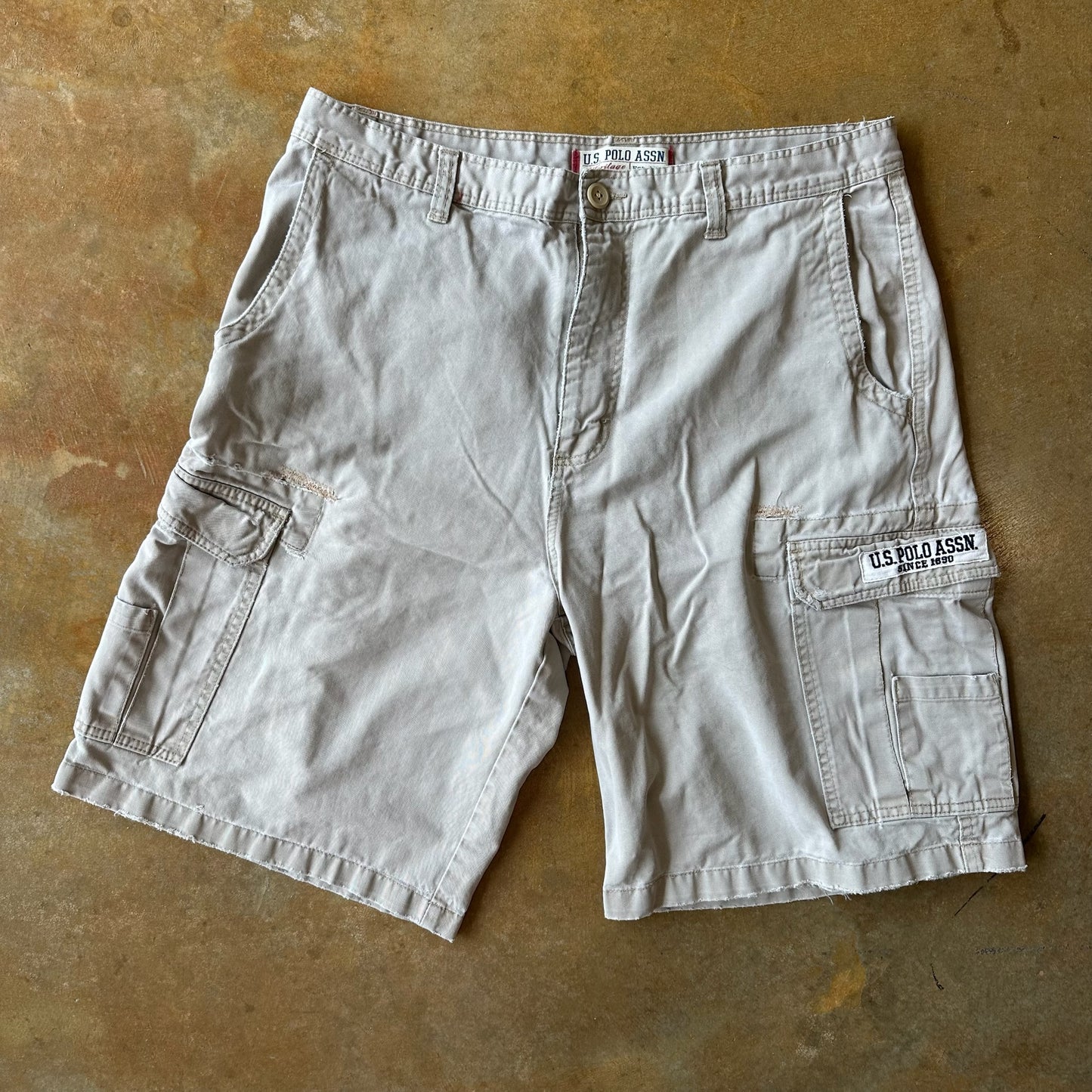 U.S. Polo Assn Baggy Oversized Cargo Shorts 00's - 36