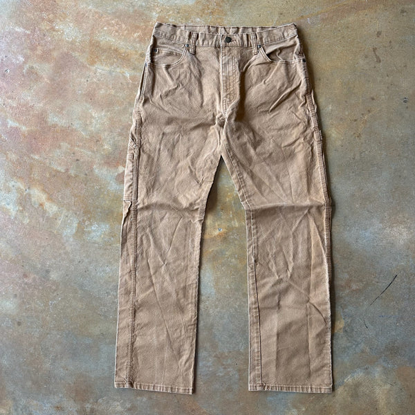 Dickies Distressed Brown Carpenter Work Pants 90's - 32