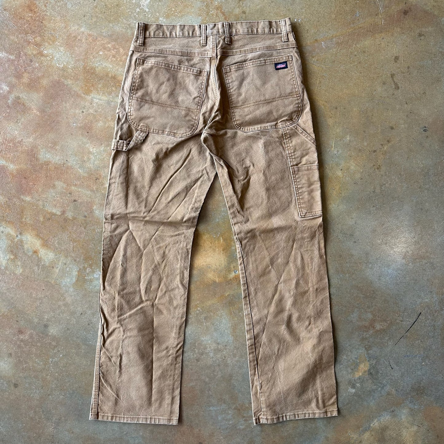 Dickies Distressed Brown Carpenter Work Pants 90's - 32