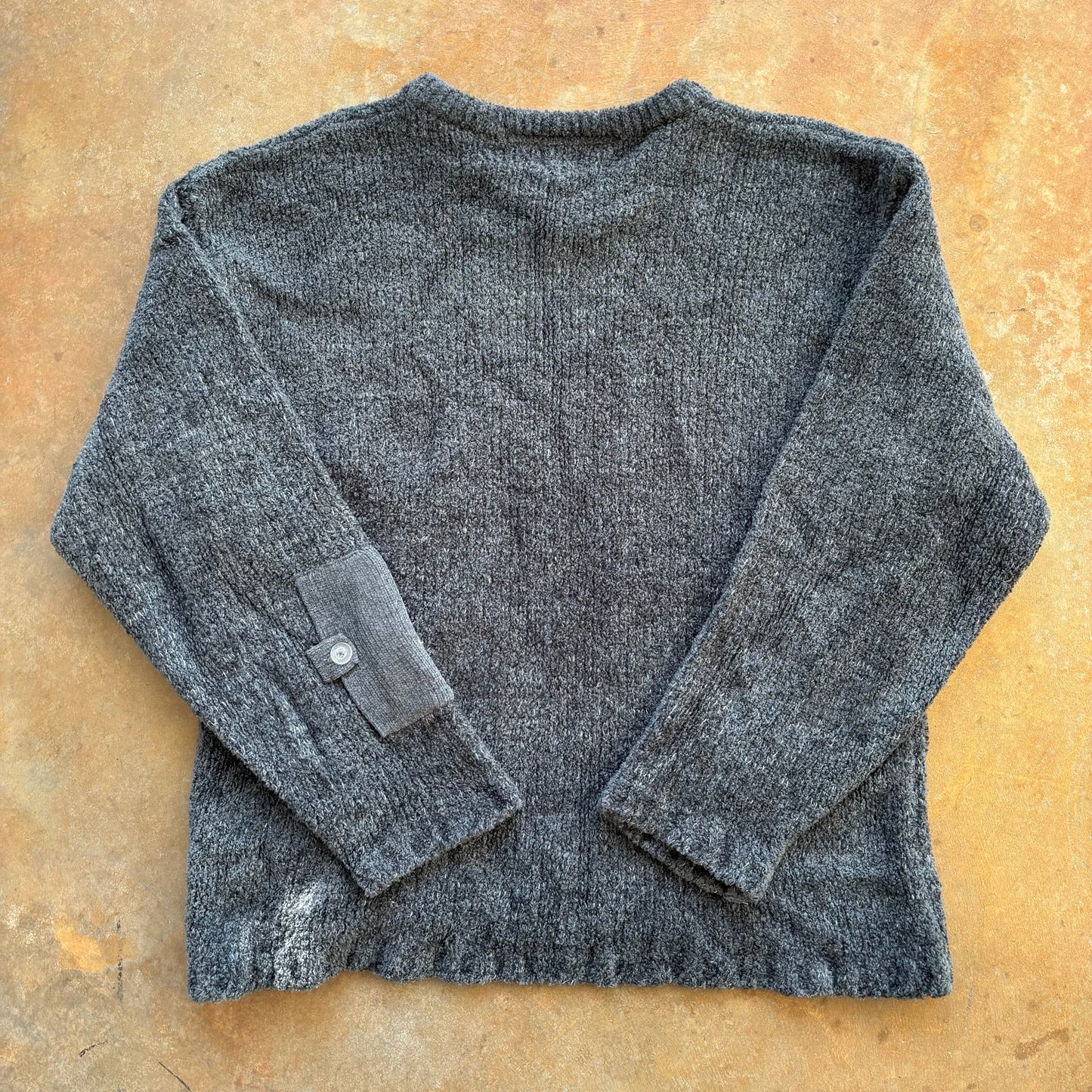 Ecko Ultd. Crisp Fleece Fuzzy Sweater Gray 90's - XL