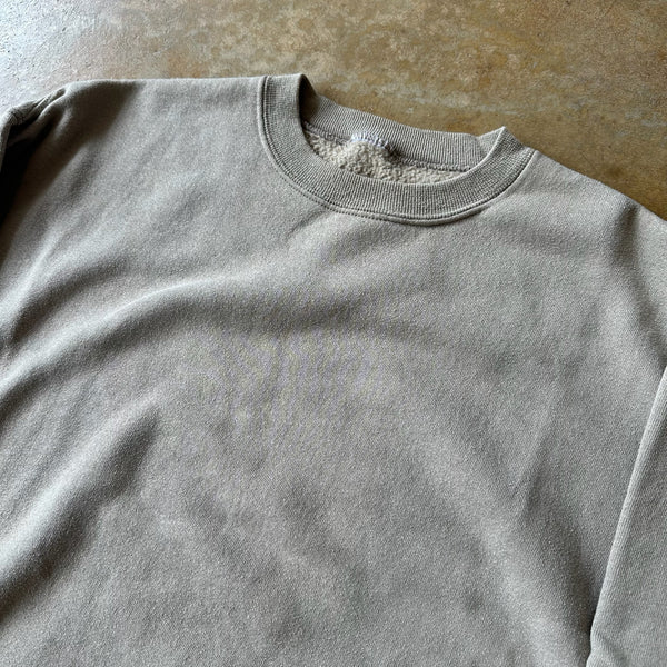 Jerzees Blank Sweatshirt Crewneck Cream 90's - XL hover