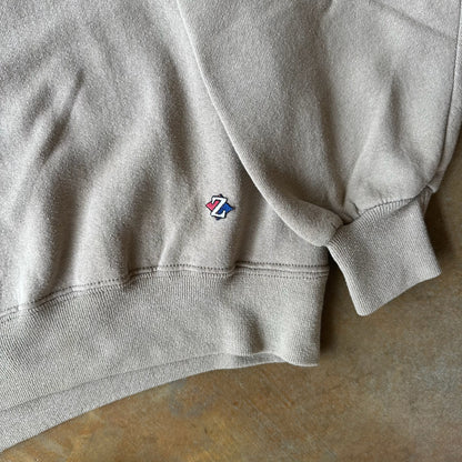 Jerzees Blank Sweatshirt Crewneck Cream 90's - XL