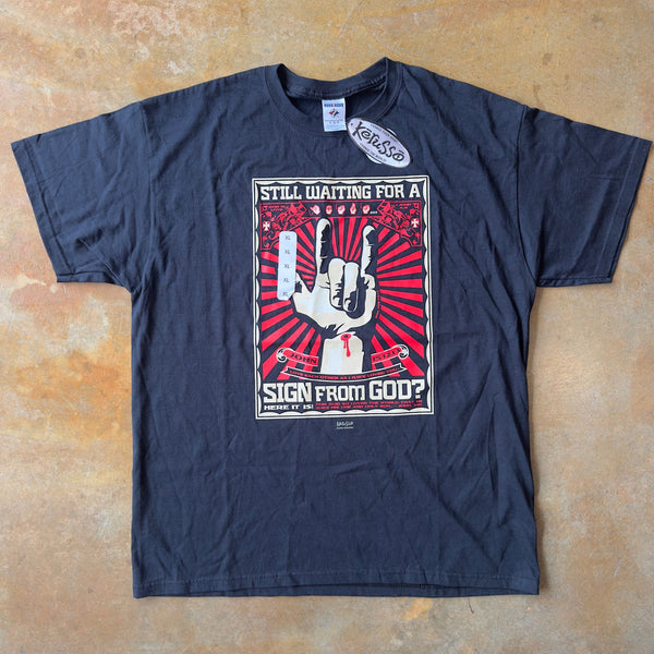 NWT Kerusso Christian Jesus Tee Shirt 'Sign From God' 00's - XL