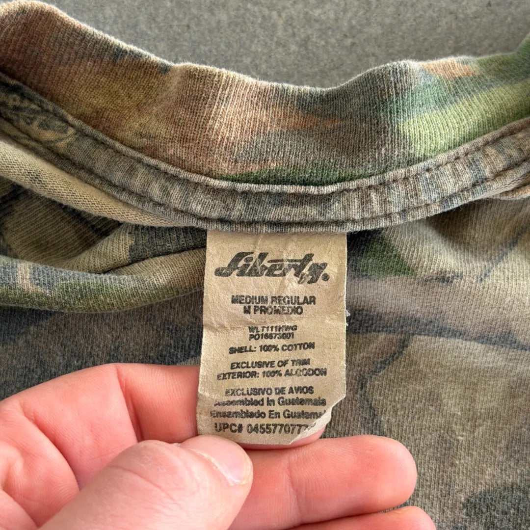 Faded Camo Long Sleeve Pocket Shirt 90's - M