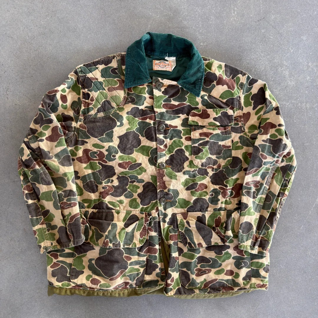 SafTBak Camo Frog Skin Duck Hunting Field Jacket 70's - 2XL