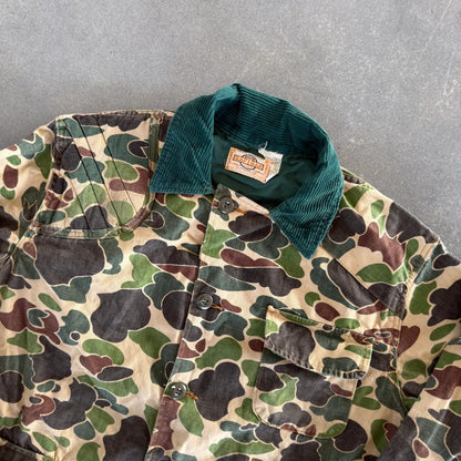 SafTBak Camo Frog Skin Duck Hunting Field Jacket 70's - 2XL