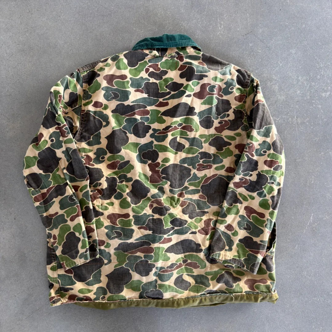 SafTBak Camo Frog Skin Duck Hunting Field Jacket 70's - 2XL