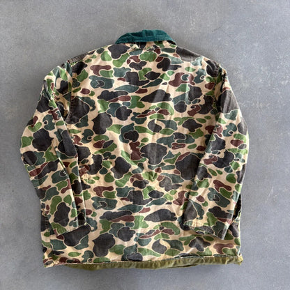 SafTBak Camo Frog Skin Duck Hunting Field Jacket 70's - 2XL