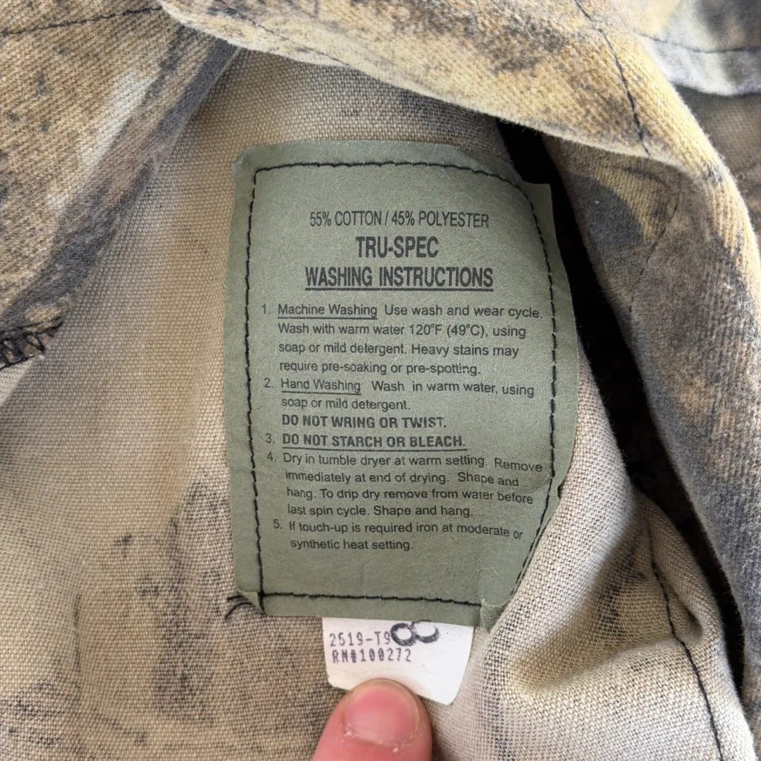 Camo Realtree US Army Issues Field Jacket Tru-Spec Afghanistan 00's - L