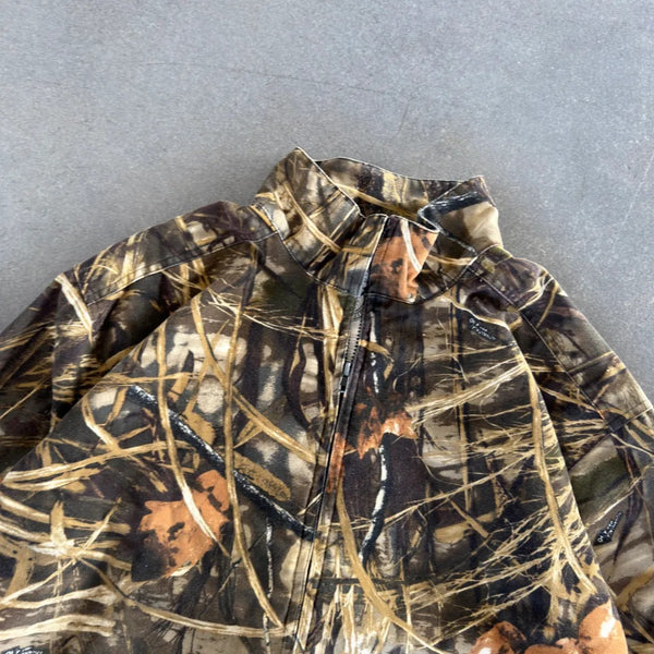 Wells Creek Realtree Camo Field Zip Up Jacket Hunting 00's - L hover