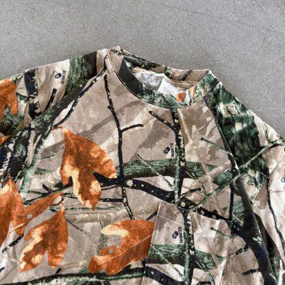 Outfitters Ridge Fusion Camo Pocket T Shirt 00's - L