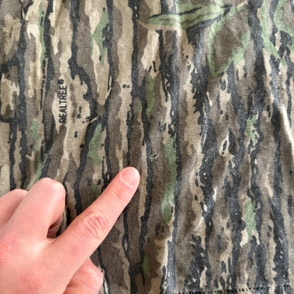 Spartan Realtree Camo Single Stitch Pocket Tee Shirt 80's - S