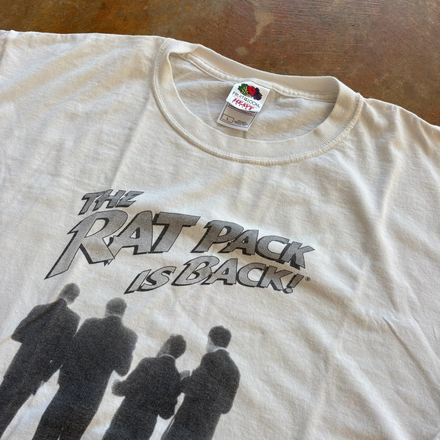 The Rat Pack is Back Band Graphic Shirt Vegas Frank Sinatra 90's - L