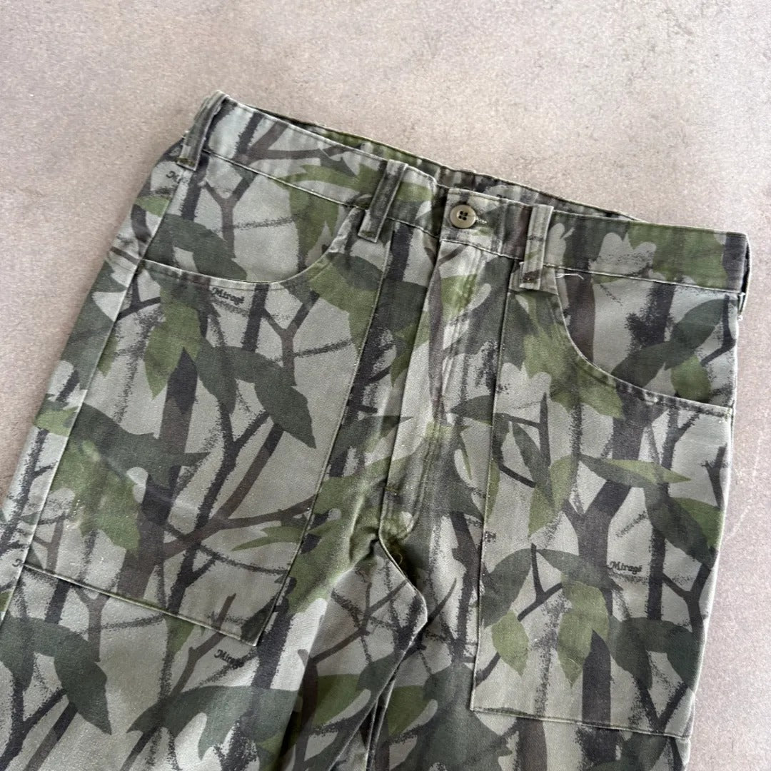 Ranger Woodland Camo Pants Baggy 80's - M