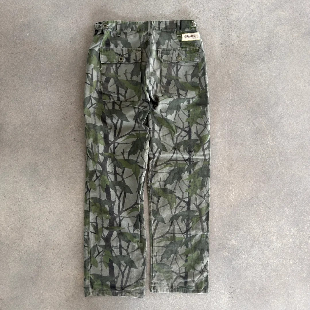 Ranger Woodland Camo Pants Baggy 80's - M