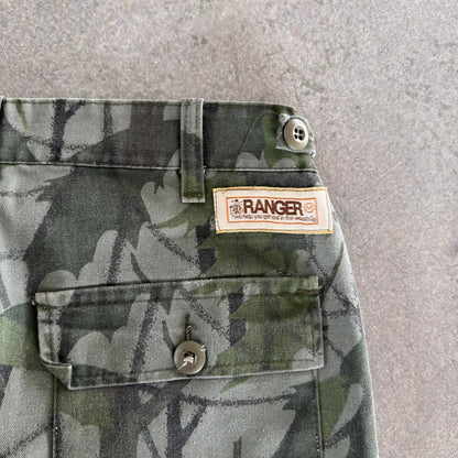 Ranger Woodland Camo Pants Baggy 80's - M