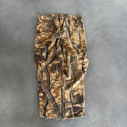 Skyline Camo Inc Distressed Cargo Pants 90's - XL