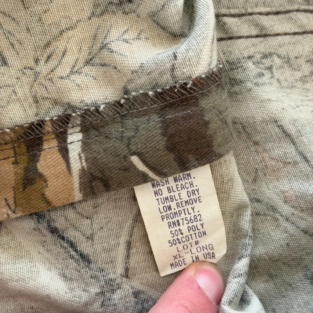 Skyline Camo Inc Distressed Cargo Pants 90's - XL