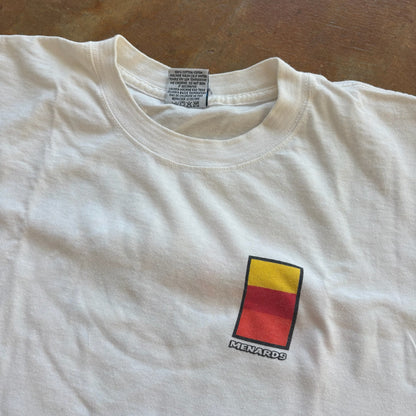 Nascar Indy 500 Team Menard Racing Graphic Double Sided Shirt 90's - XL