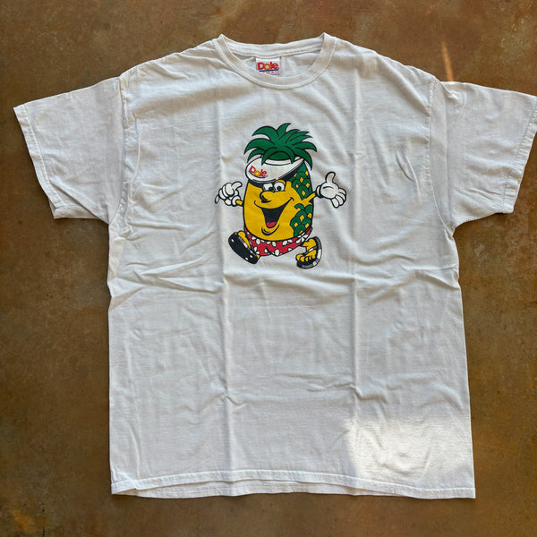 Dole Hawaii Pineapple Double Sided 'Hug A Pineapple' Graphic Shirt 90's - XL